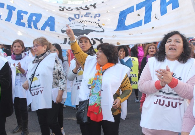 MARTES 13: CTERA Y CTA JORNADA DE PROTESTAS EN TODO EL PAÍS EN SOLIDARIDAD CON LA DOCENCIA JUJEÑA