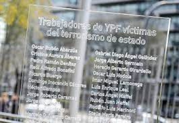 YPF Y LAS VÍCTIMAS DEL TERRORISMO DE ESTADO